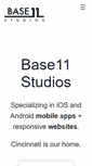 Mobile Screenshot of base11studios.com