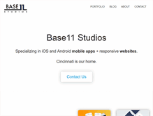 Tablet Screenshot of base11studios.com